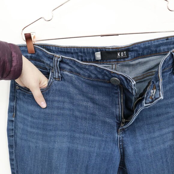 Kut From The Kloth Capri Jeans Womens 14W Blue Weekend Classic Comfort Travel - Picture 9 of 16